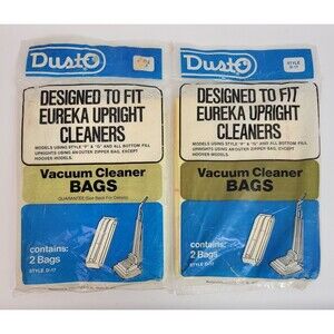 Dusto Vacuum Cleaner 4 Bags Style D-17 Fits Eureka Uprights Style F & G New